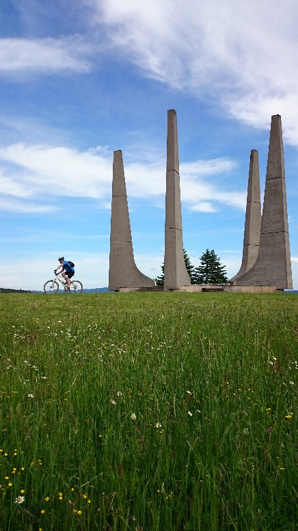 14. cyklista na Ploštinách